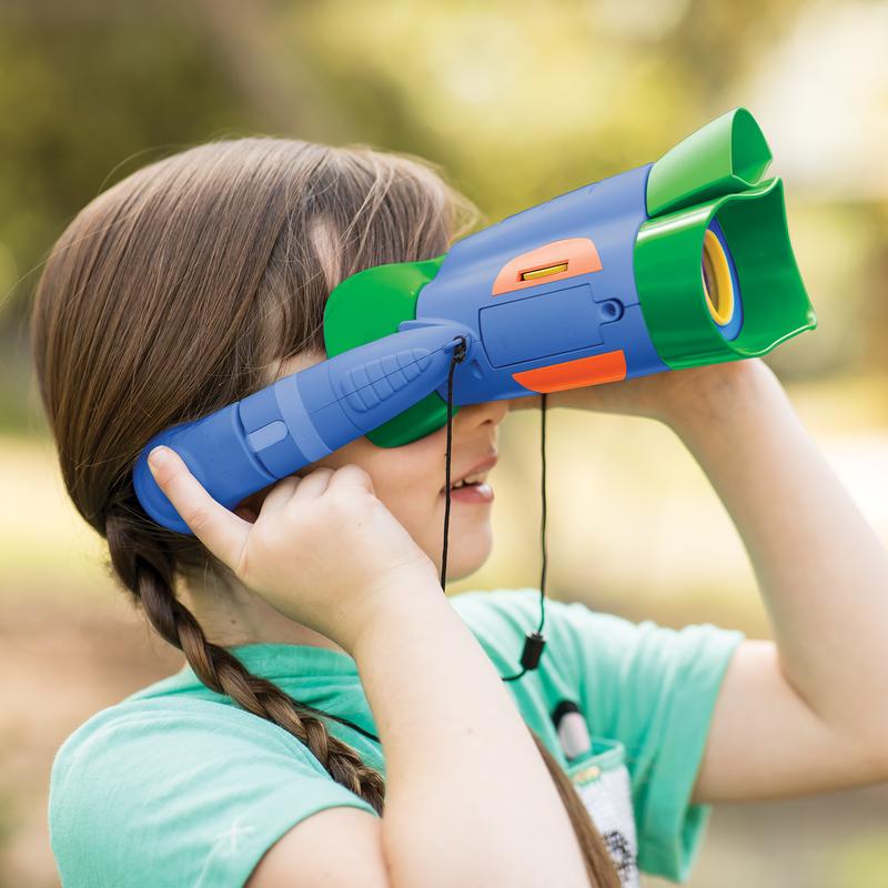 Educational Insights GeoSafari Jr. Kidnoculars Extreme, Kids Binoculars With Audio, Perfect Outdoor Toy For Ages 5+