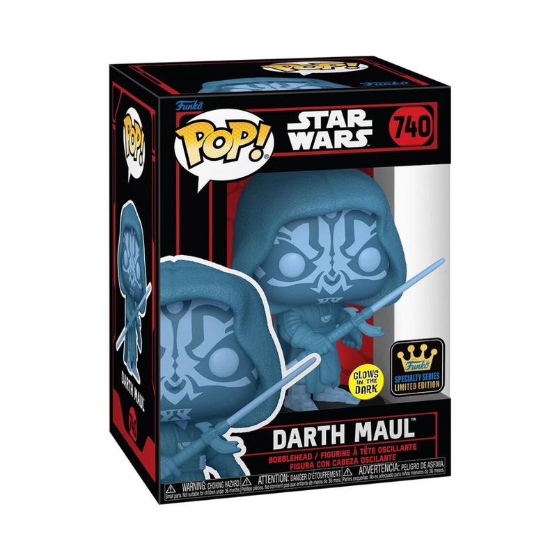 Star Wars Hologram Darth Maul Glow-in-the-Dark Pop! Vinyl Figure #740