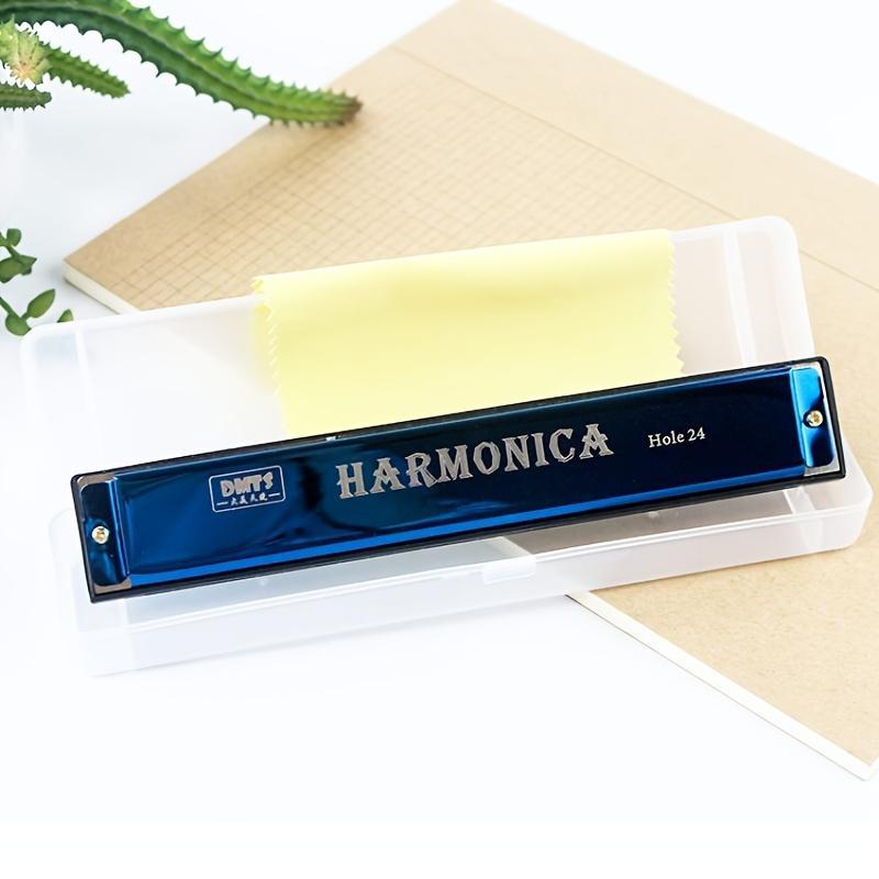 Travel Harmonica for Kids, Portable 24 Holes Harmonica Toys for Adults for Beginner, Musical Instruments & Accessories