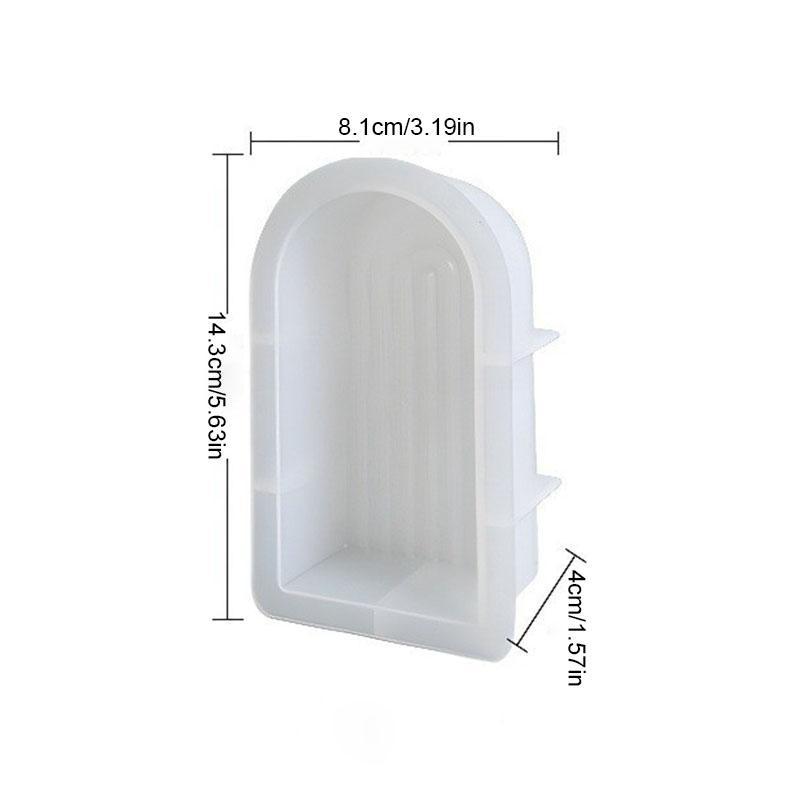 Silicone Candle Mold, 1 Count DIY Candle Making Mold, Handmade Geometry Candle Wax Mould, Plaster Resin Cake Mold, Craft Supplies