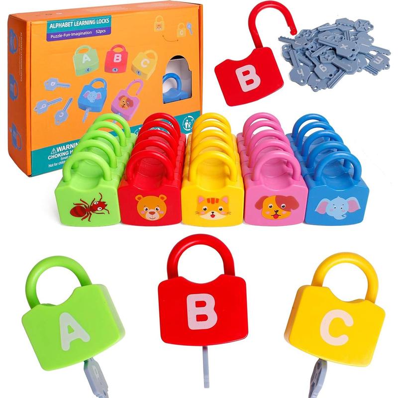 Kids Learning Locks with Keys Numbers Matching & Counting Montessori Educational Toys for Ages 3 yrs+ Boys and Girls Preschool Games Gifts