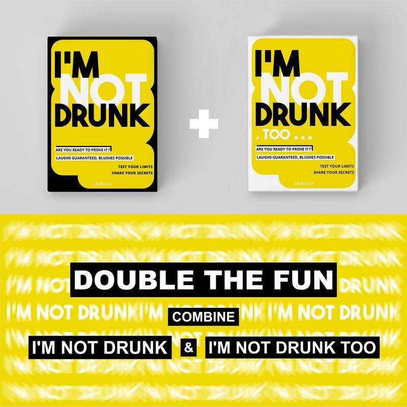 Letter Pattern Party Drinking Cards, 1 Box Hilarious Drinking Game Cards, Gender Neutral Products, Card Games for Adults, Drinking Card Games, Game Nights Birthday Gift & Bachelor Party, Party Favors, Summer Gifts, Fall Decor