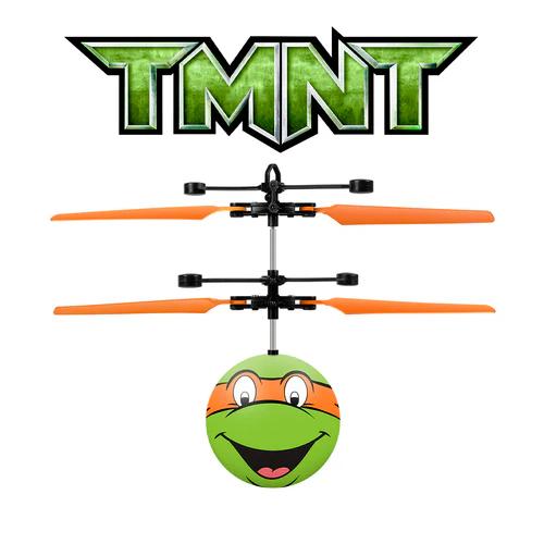 TMNT Teenage Mutant Ninja Turtles Leonardo Michaelangelo Raphael Donatello Motion Sensor Heli Ball Helicopter