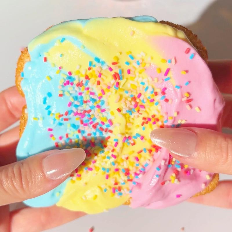 DIY Slime - Rainbow Toast • DIY Slime Kit • Slime Set • Slime Gift Set • Toast Slime • Crunchy Slime with Sprinkles