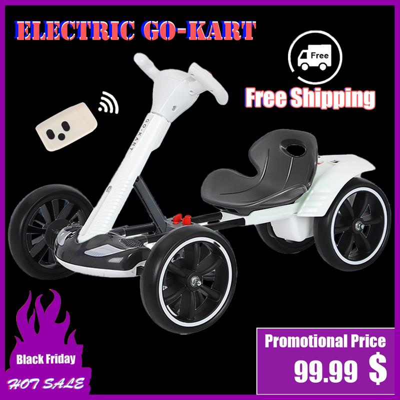 Electric go-kart with Pedal,Ride on Toy-Black Friday