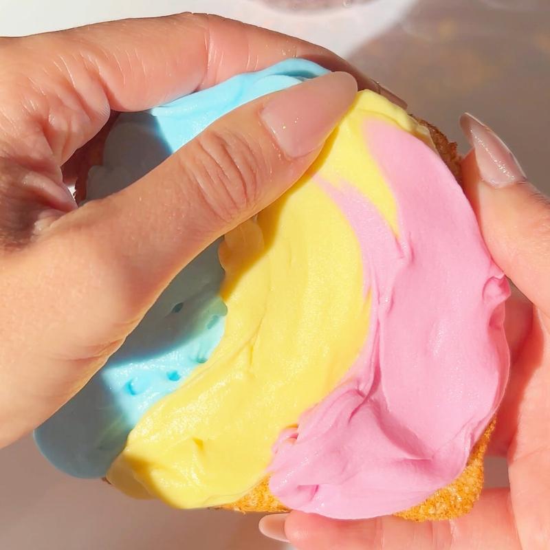 DIY Slime - Rainbow Toast • DIY Slime Kit • Slime Set • Slime Gift Set • Toast Slime • Crunchy Slime with Sprinkles