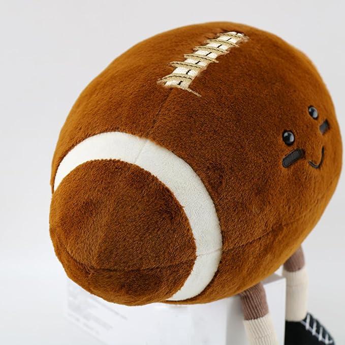 Jellycat Basketball, American football,Football,Stuff Sport Plushes, Basketball Gifts for Boys and Girls, Soft Sports Pillows Basketball Stuffed Animal Room Decor