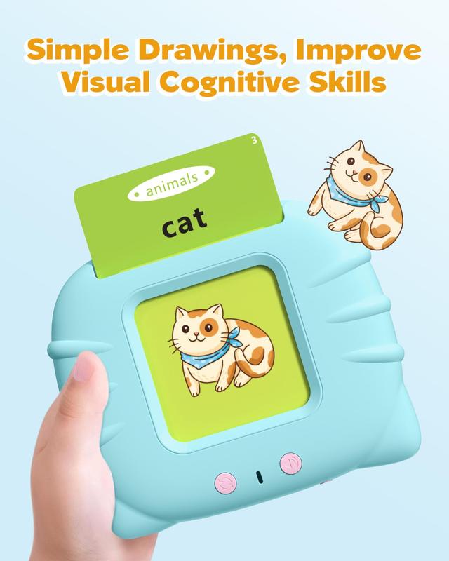 Language Learning Toys, Pocket Speech Toys, Montessori Toys with 224 Words, Children's Sensory Learning Educational Toys