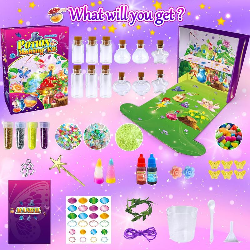 CHRISTMAS GIFT  Potion Making Kit for Kids , 20 Wizard Potion, Crafts Toys Christmas Birthday Gifts for Girls Boys