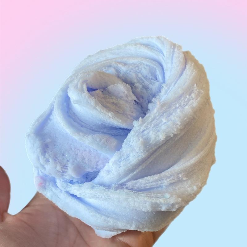 Kawaii clouds slime, cloud dough slime