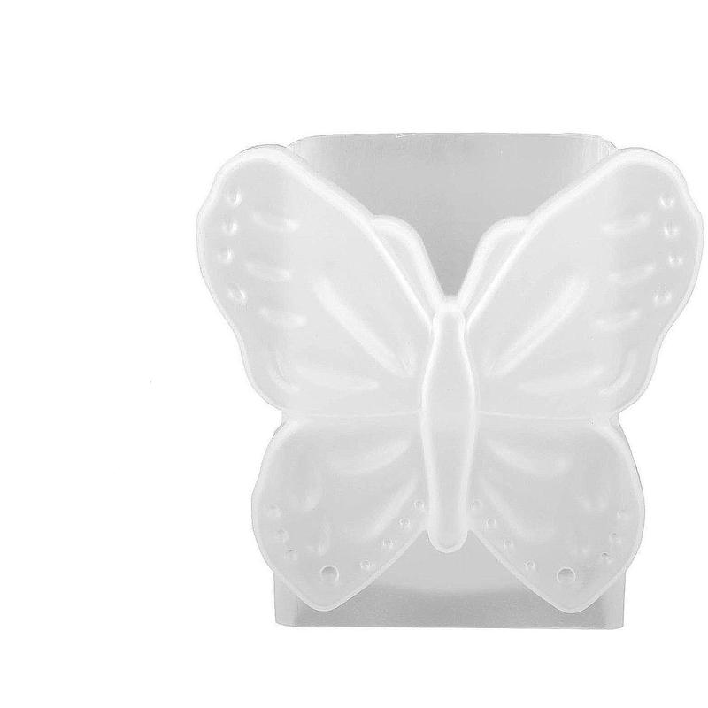 Butterfly Design Silicone Mold, Elegant Shaped Candle Holder Mold, DIY Jewelry Storage Box Mold, Crystal Drip Resin Bowl Cutter Mold