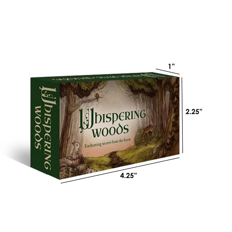 Whispering Woods Inspiration Cards: 40 mini oracle cards, affirmation cards, divination, oracle reading, psychic reading, fortune telling, tarot card deck