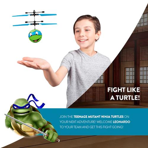 TMNT Teenage Mutant Ninja Turtles Leonardo Michaelangelo Raphael Donatello Motion Sensor Heli Ball Helicopter