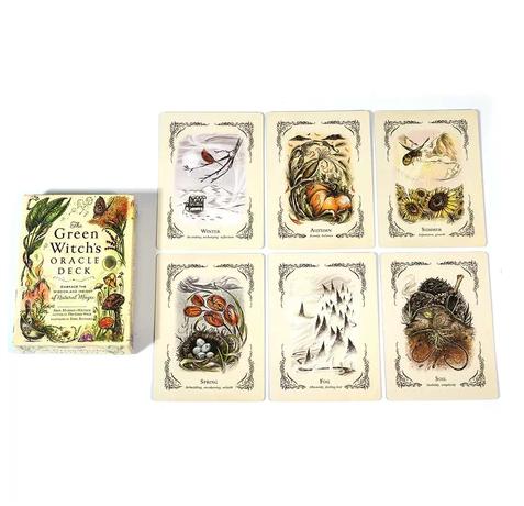 The Green Witch's Oracle Deck Embrace the Wisdom and Insight of Natural Magic Green Witch Witchcraft Series Tarot Cards