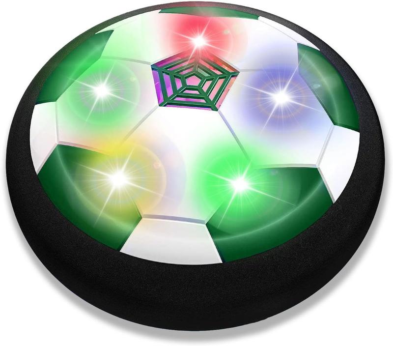 Kids Toys Air Power Football for 3-12 Old Girls Boys Birthday Presents Children Toys Training Toys Floating Soccer Toys for Kids Ball with LED Light Indoor Outdoor Play hover  ball LED Light christmas gifts