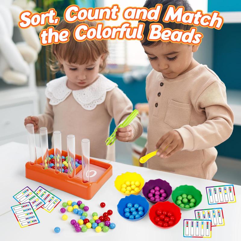 Aizweb Counting and Color Sorting Toys, Montessori Toys  Learning Activities,Math Manipulatives Matching Games Educational Learning Fine Motor Skills early education