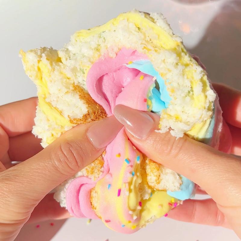 DIY Slime - Rainbow Toast • DIY Slime Kit • Slime Set • Slime Gift Set • Toast Slime • Crunchy Slime with Sprinkles