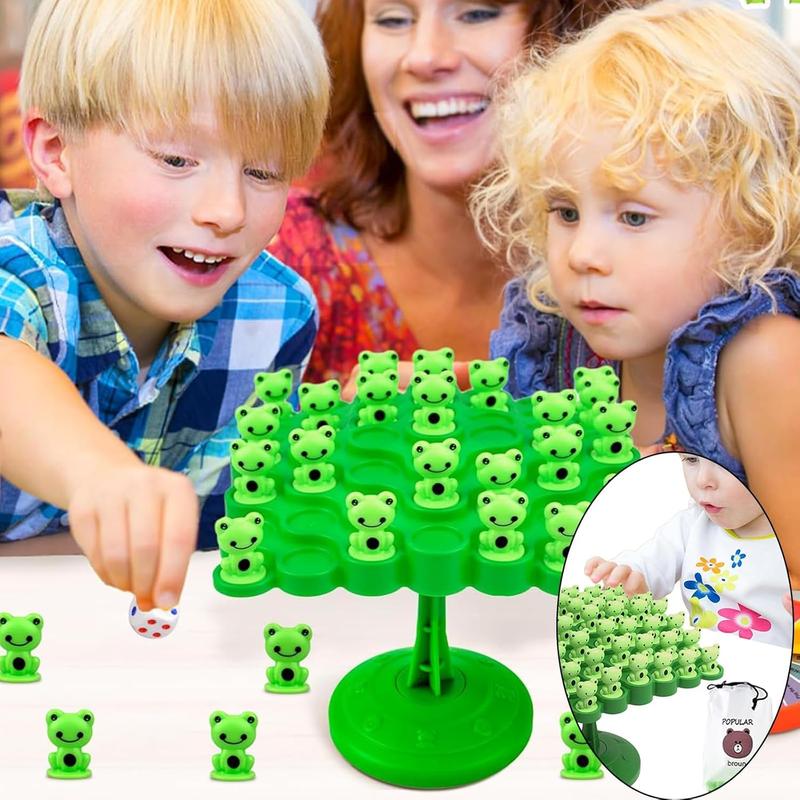 Montessori Frog Balance Tree Educational Toys - Two-Player Balanced Tree Board Game for Children - Desktop Game Gift for Boys and Girls