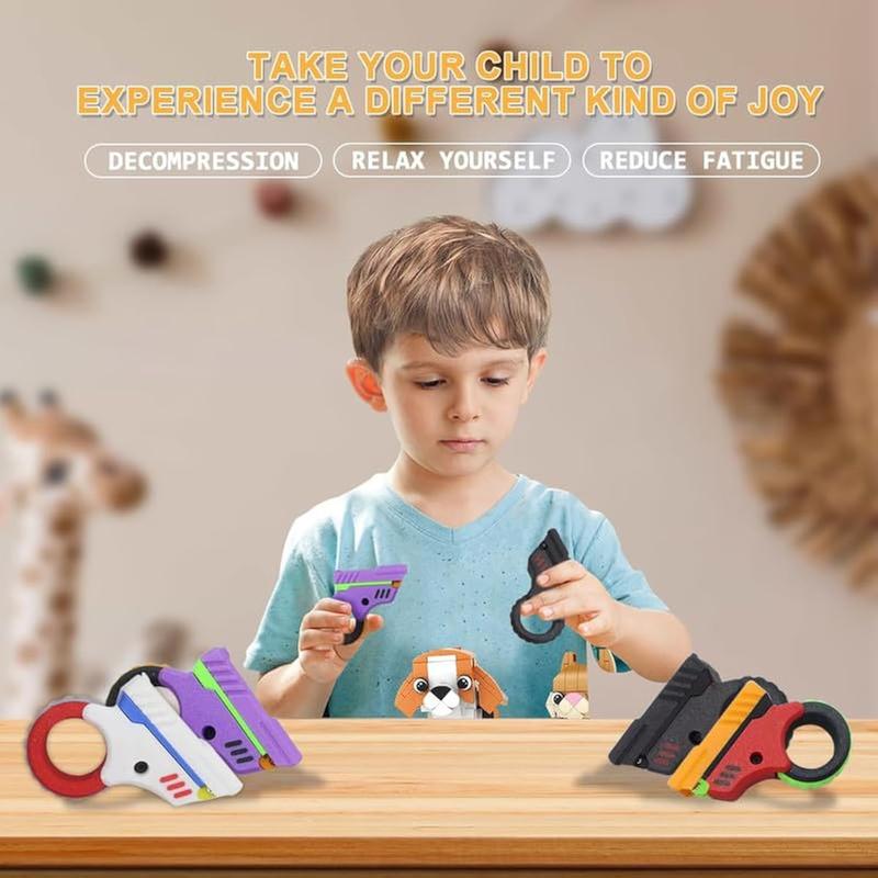 2024 New Stress Relief Toys, New Fidget Slider, 3D Printed Fidegt Slider Toys, 4 Ways to Play with Stress Relief，Suitable for Sufferers of Autism, Anxiety Disorders