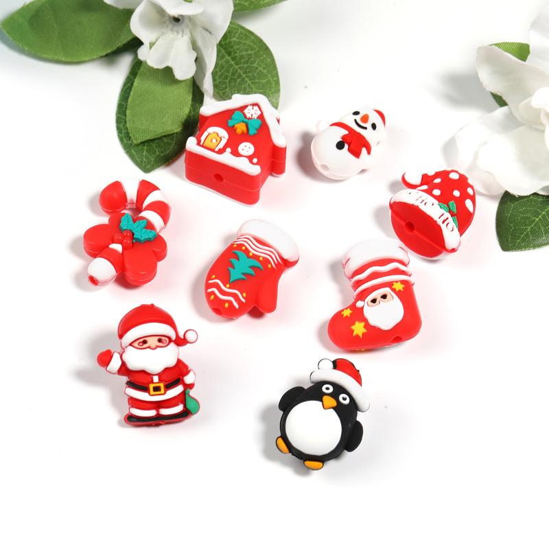 Silicone Focal Beads for Pens, Cute Character Beads for Keychains DIY Bracele Jewelry Making