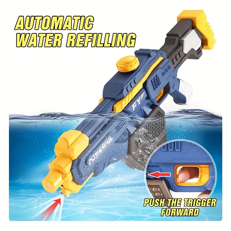 Electric Water Gun red and Self-Filling Function Electric Water Gun Blue