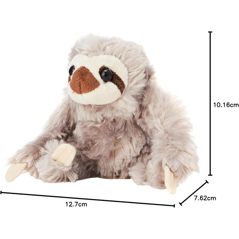 Sloth stuffed animal toy, 5 inches, kids gift, plush toy, gift for boys and girls,