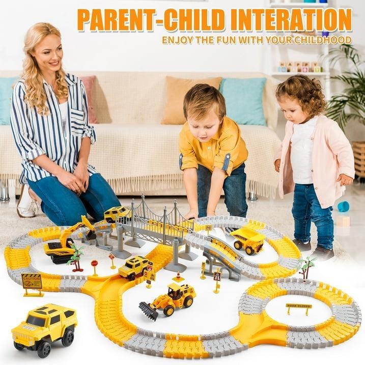 Toddler Boy Toys 276 PCS Race Tracks Toys Gifts for 3 4 5 Year Old Boys Kids