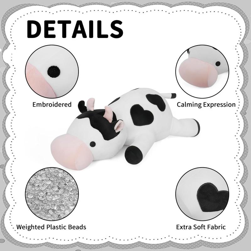 Milk Cow Weighted Plush, 24