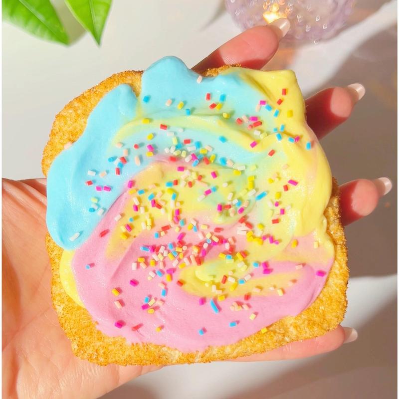 DIY Slime - Rainbow Toast • DIY Slime Kit • Slime Set • Slime Gift Set • Toast Slime • Crunchy Slime with Sprinkles