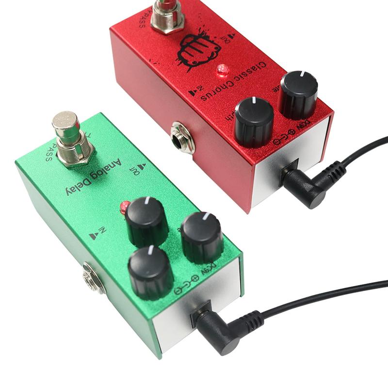 Guitar Pedal Power Supply, Portable Guitar Pedal Power Supply with 8 Isolated DC9V Outputs, Music Accessories for Guitar Effect Pedal Board