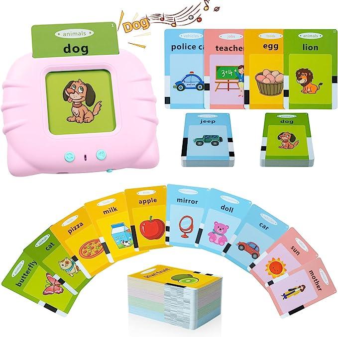 Talking Flash Cards Toys Pocket Speech for Kids Toy, Talking Learning Flash Cards Educational Toys Sensory Toys