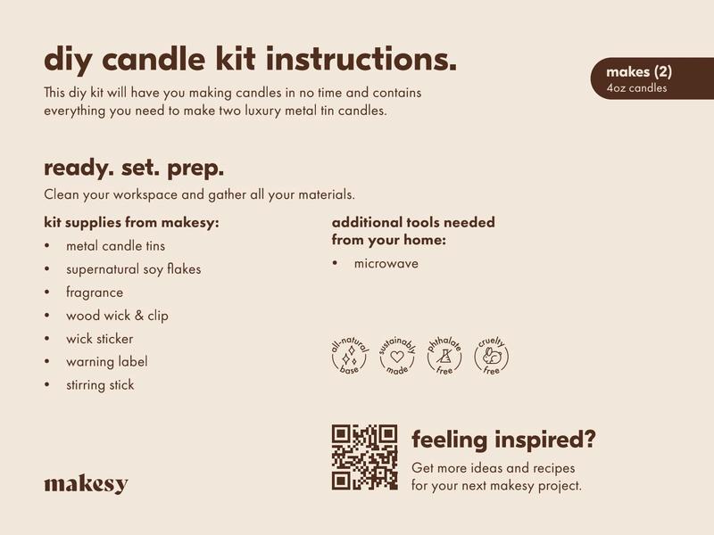 Viral DIY Candle Making Kit - Make 2 Stunning 4oz Candles