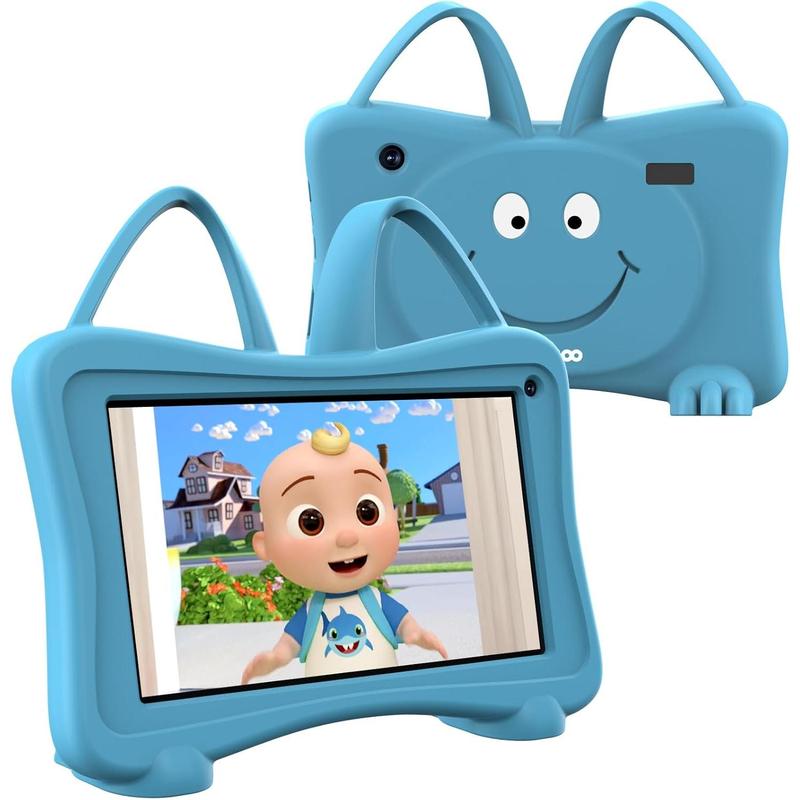 Kids Tablet 7 Toddler Tablet for Kids, Tablet for Toddlers Learning Tablet with WiFi, YouTube, Dual Camera, Touch Screen, Parental Control, Child Tablet for Boys Girls (Blue)