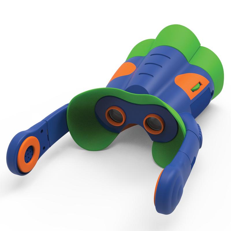 Educational Insights GeoSafari Jr. Kidnoculars Extreme, Kids Binoculars With Audio, Perfect Outdoor Toy For Ages 5+