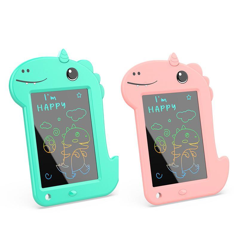 Dinosaur Design LCD Writing Tablet, 1 Count Cute Dinosaur Learning Writing Tablet, Parent-child Interactive Educational Toy for Kids