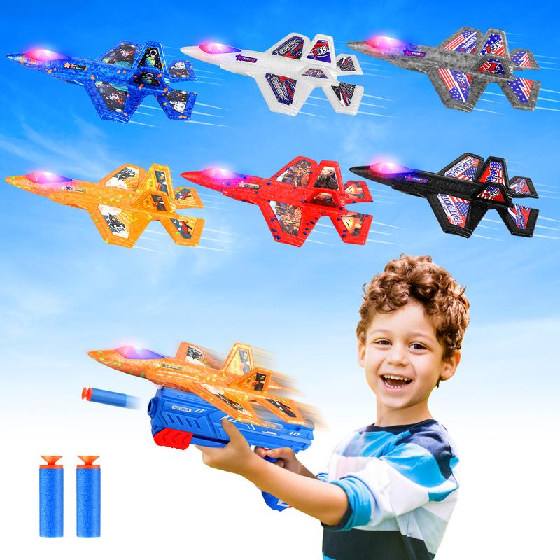 6 Pack Airplane Launcher Toy,7.4