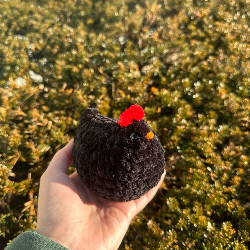 (Multiple colors) hand-crocheted chicken!