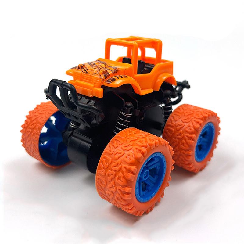 Monster Truck Toys, Pull Back Vehicles Toys, Friction Powered Toy, Mini Push and Go Car Truck Inertia Vehicle, for Kids Best Christmas Birthday Party Gift for Boys Girls Aged 3 and Above