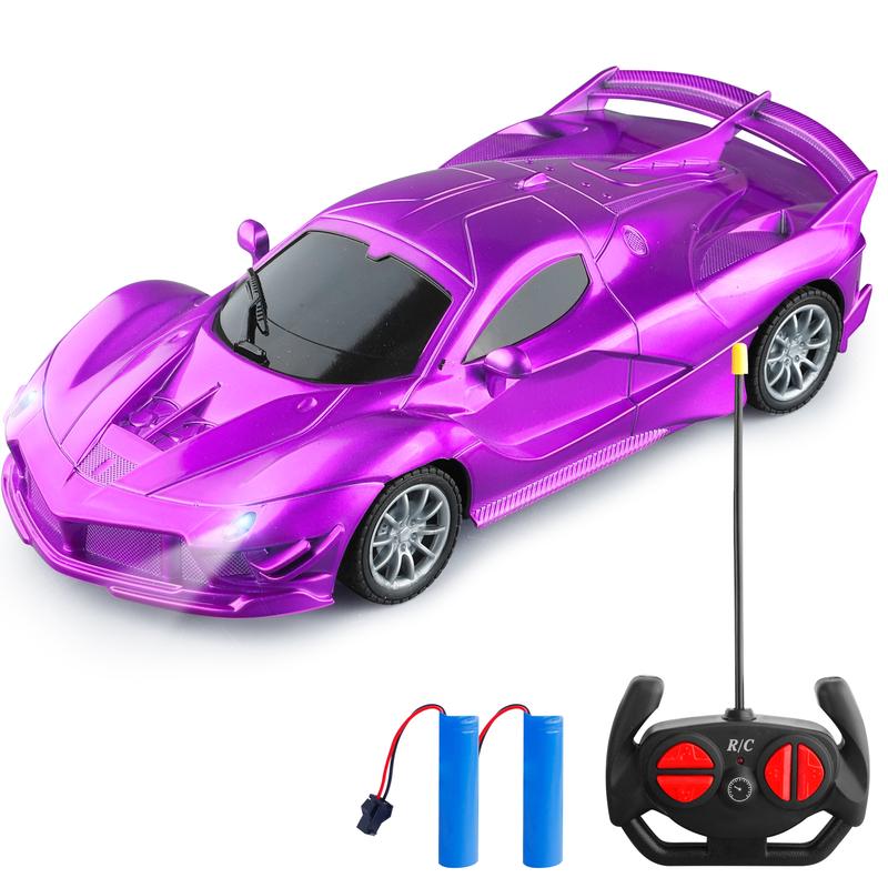 3 Colors Remote Control Car for Kids 3-6 Years Old - 1 18 Scale Electric Sport Racing RC Crawler Toy Vehicle, Rechargeable and Durable, Perfect Christmas Gift for Boys Girls