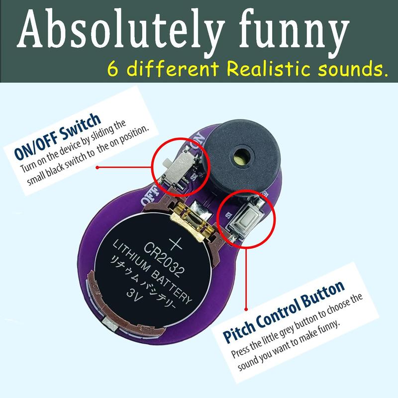 Cricket Noise Maker Prank (3 PCS), Beeping Several Months, Hidden Prank Noise Maker for Adults