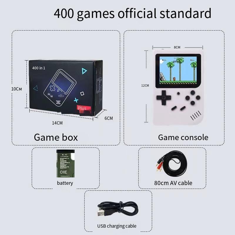 Classic Retro Game Console – Trending Device for 2024 – 500+ Timeless Games – HDMI Output – Perfect for Family Entertainment & Game Night