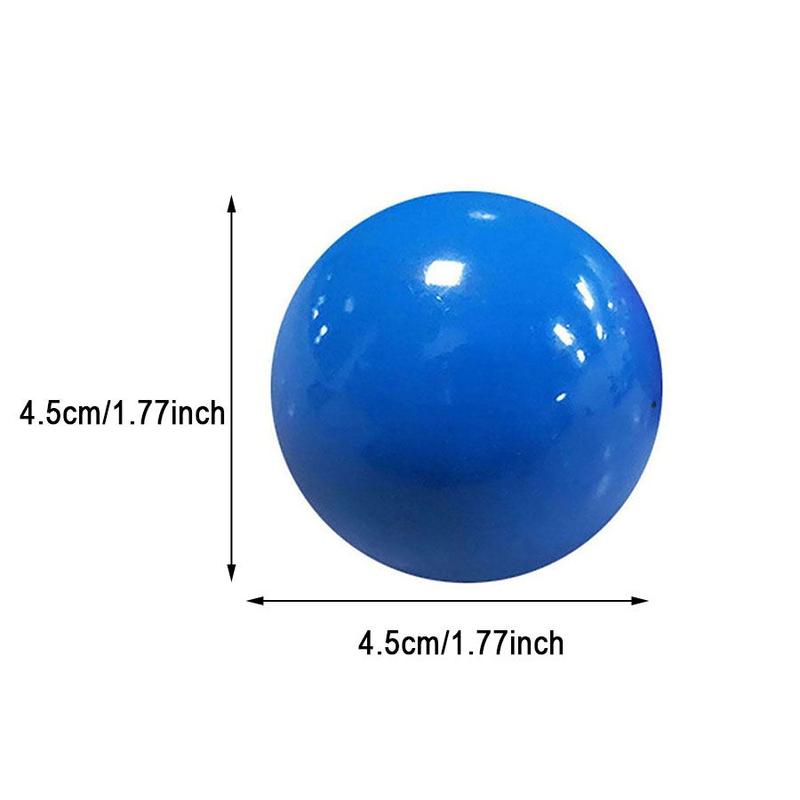 Random Color Luminous Ball, 1 3 5 Counts Glow in The Dark Sticky Ball, Stress Relief Toy for Outdoor, Fitness Entertainment, Party, Christmas Gift