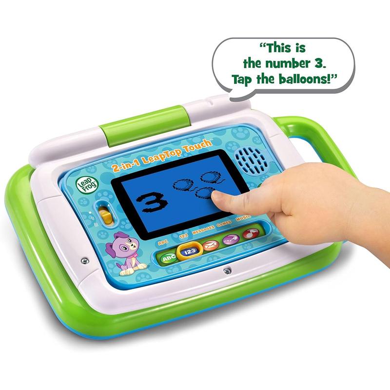 LeapFrog 2-in-1 LeapTop Touch, Green