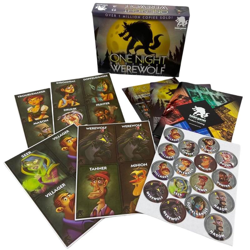 Werewolf Game, 1 Box One Night Ultimate Werewolf Game, Creative Small Gift, Holiday Game, Birthday Party Supplies, Birthday Gift