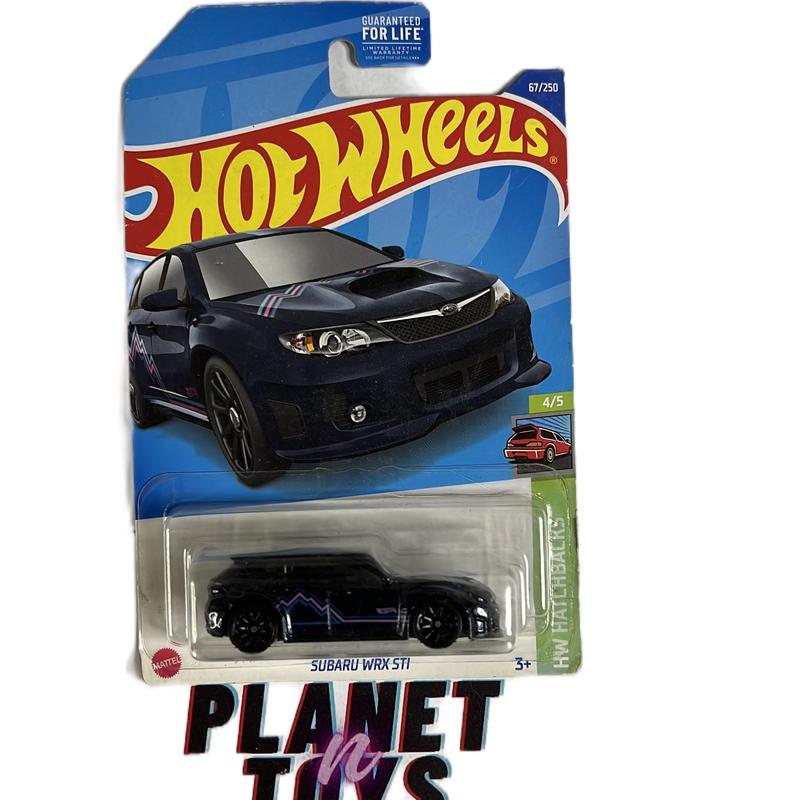 Hot Wheels Subaru WRX STI Diecast Car - Scale 1:64