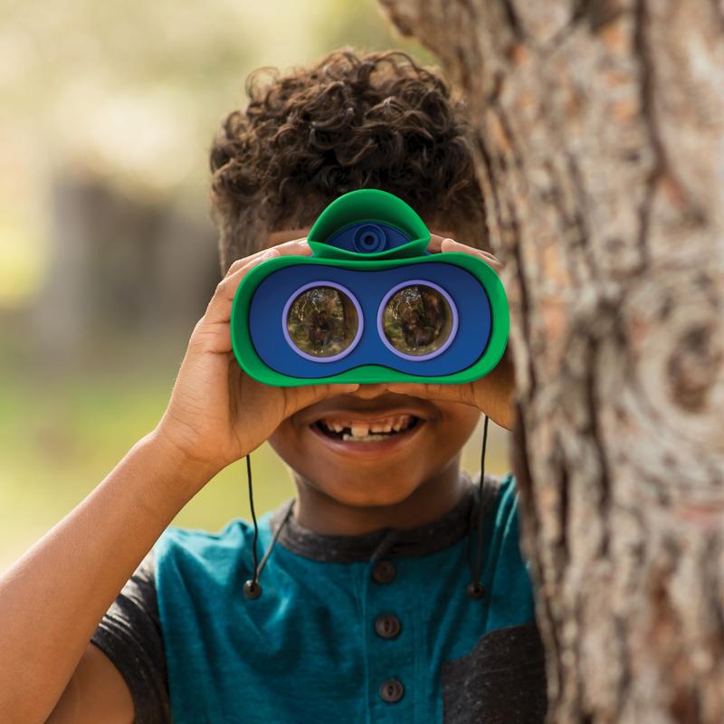 Educational Insights GeoSafari Jr. Kidnoculars Extreme, Kids Binoculars With Audio, Perfect Outdoor Toy For Ages 5+