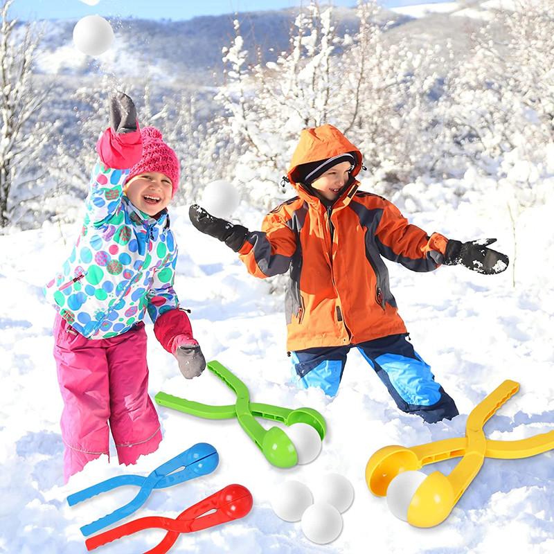 Empire Accessories Snowball Maker Toys Snow Toy Kit Snowball Maker Clip Snowball Maker Snow Ball Clip Snowball Maker Tool Beach Sand Toy Fun Winter Outdoor for Snow Fight BLUE