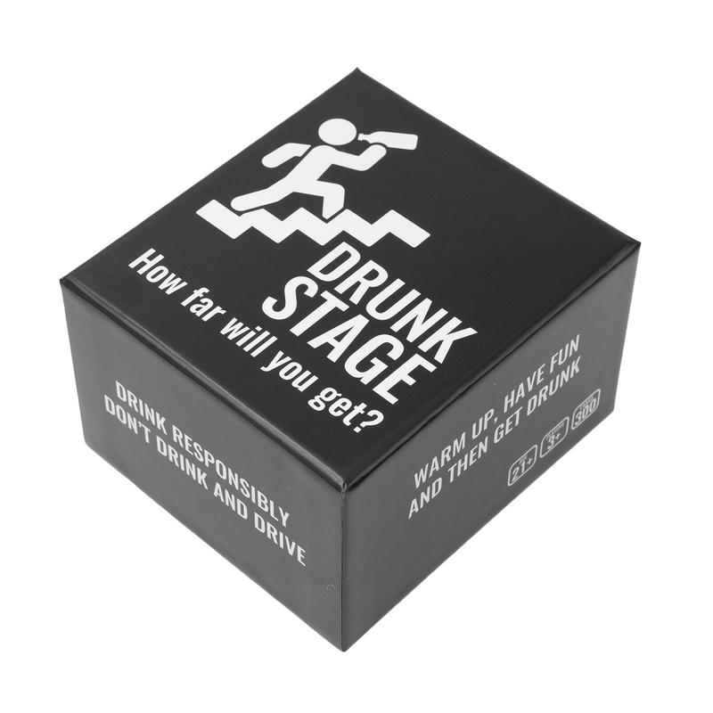 Drunk Stage: The Ultimate Party Drinking Card Game - 300 Cards, 3 Levels of Fun! Perfect for Every Party, Gathering, and Event – Choose Your Level and Make Memories with Friends!