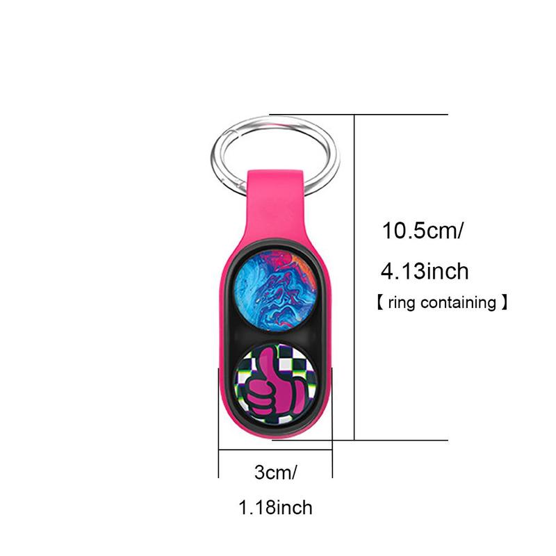 Colorful Stress Relief Toy Decoration, Stress Relief Toy Keychain, Trick Magnet and Fidget Toy for Phone Charms Decor