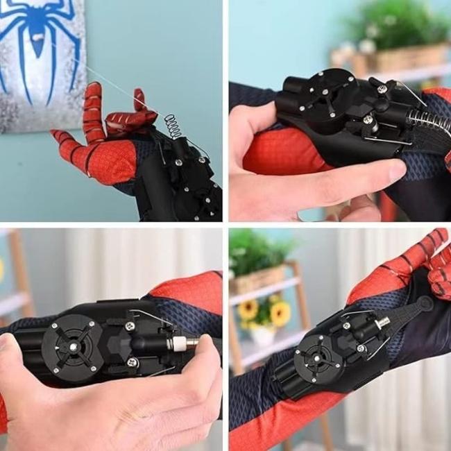 Spider Web Launcher Set: Includes launcher, gloves, powerful magnet and suction cup. Whether it’s picking up objects from the air or creating surprises at parties, make every party of yours full of fun and excitement!